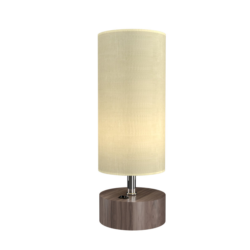 Clean Table Lamp, American Walnut