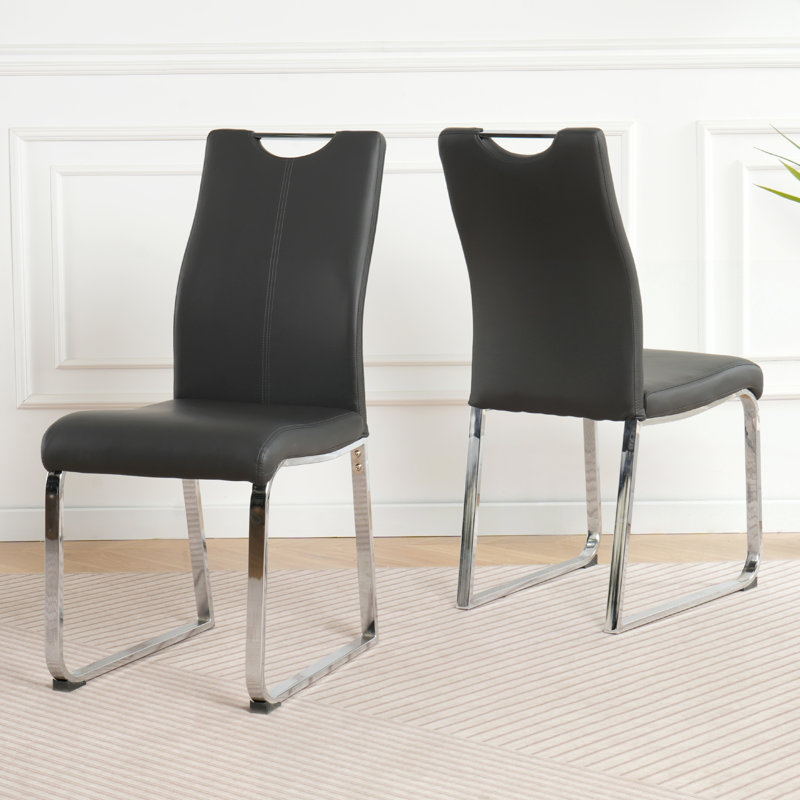 Chaises de salle à manger, Gris anthracite