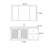 Retro stylish vanitie bathroom cabinet