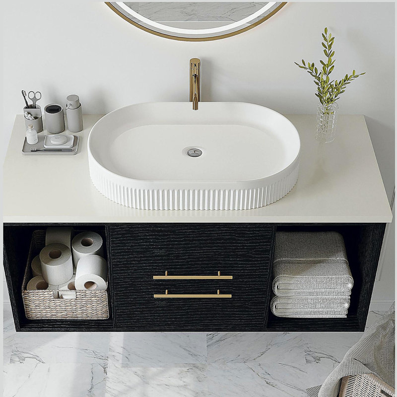 Meuble-lavabo de salle de bain 22,8 po