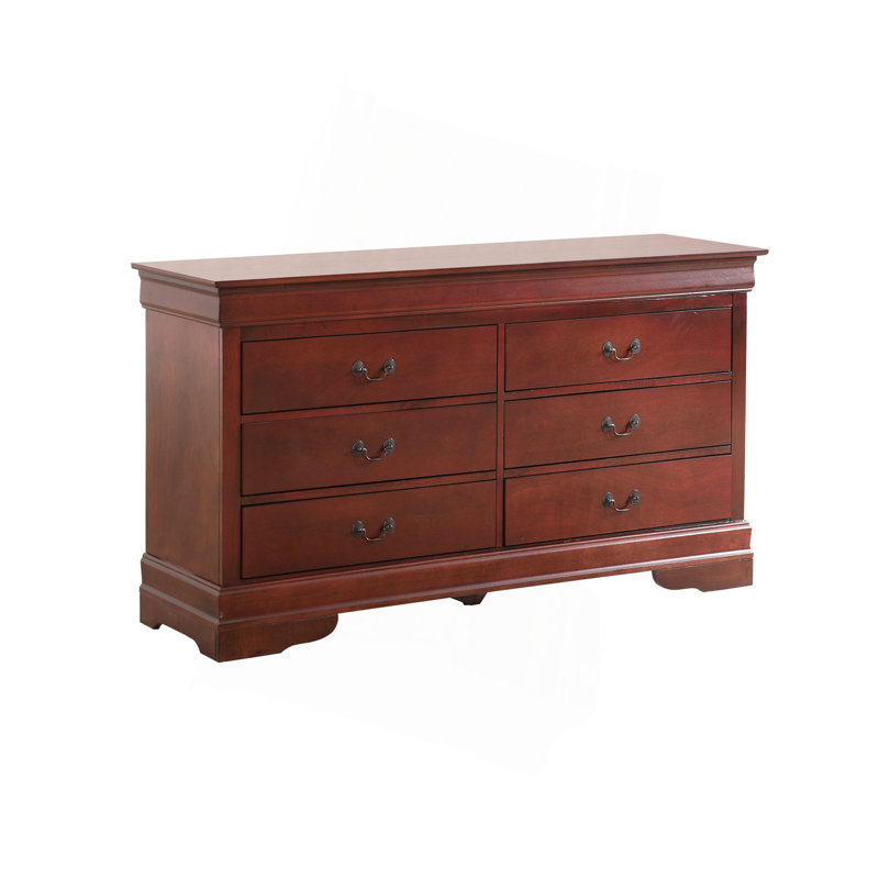 Commode avec poignées décoratives, Noyer
