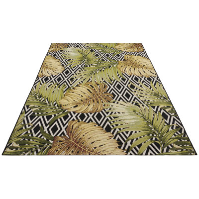 Brown/Green Indoor/Outdoor Rug