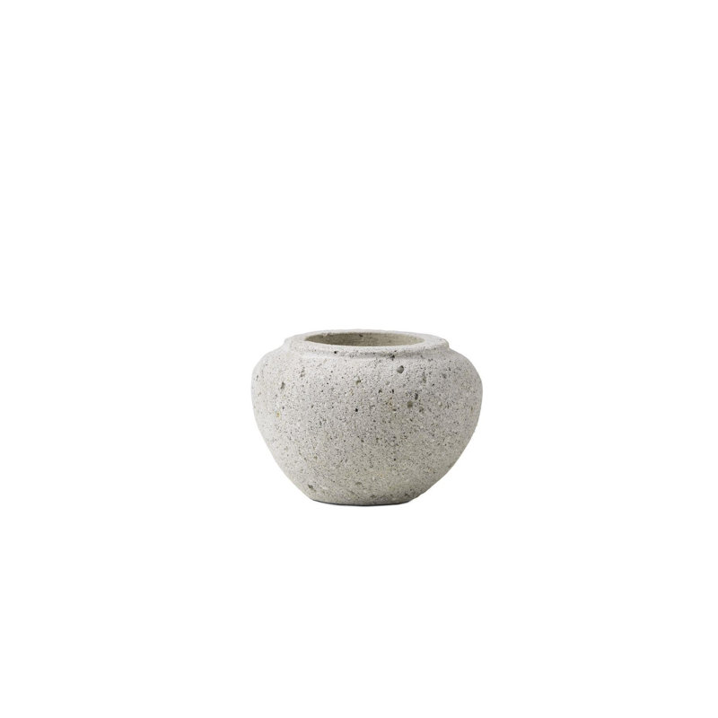 Vase de table à roche de lave unique Foulton