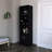 Black Bar Cabinet With Organized Storage - Engineered Wood, 20X13.3X71.1 Inches, 15 Shelves Wine Extra 2 Doors-482644304