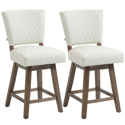 Swivel Upholstered Counter Stool