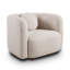 Fauteuil décoratif Accent, fauteuil rembourré en nuage Boucle en tissu, fauteuil de style japonais, canapé 1 place-1280718296