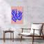 Coral Silhouette Abstract Minimalist Modern Coastal Nature Wall Art Print-2113692179