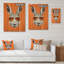 Animal avec lapin et lunettes de soleil sur toile - Lapin amusant-33311293-19408307