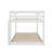 Rubber Wood Twin On Twin Ground Bunk Bed Equipped With Ladder-820306800