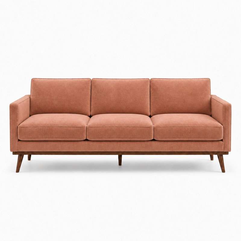 Shiny Solid Velvet | Gian Fabric, Rose