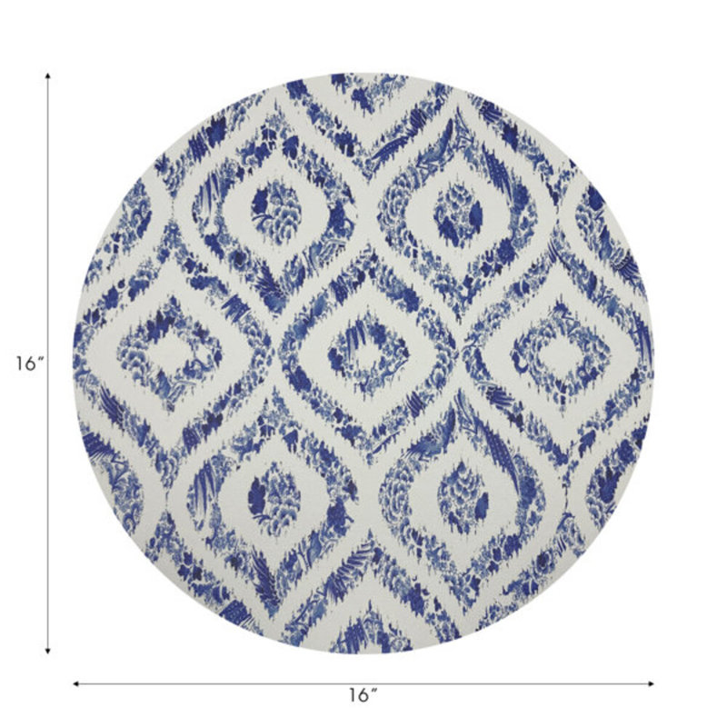 Royal Delft Pebbles 16" Vinyl Placemat