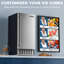 CIM Coolski 15" 80Lbs/24H Stainless Steel Under Counter Built-In Freestanding Ice Maker Machine