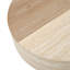 Table basse ronde en MDF de 31,5 pouces avec finition jaune, plateau relevable et rangement dissimulé, conception compacte moderne pour les petits espaces