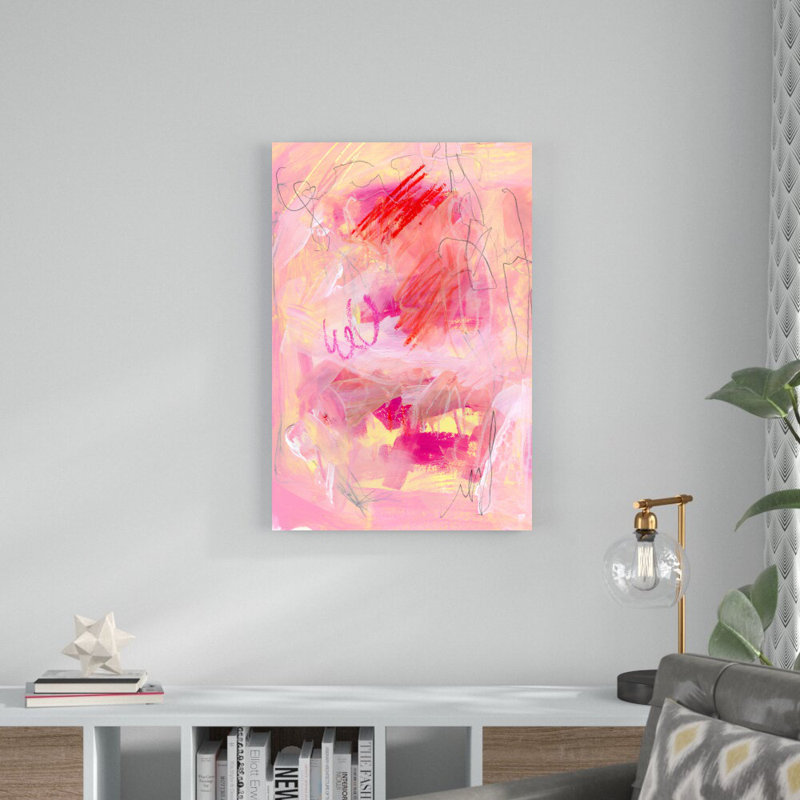 Chroma rose I, H 36 po x l 24 po
