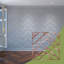 Grand panneau mural décoratif en acrylique Gilcrest, grand, l 23 3/8 po x H 23 3/8 po x T 1/8 po, miroir or rose-1242094461-1242094463