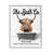 " Bubble Bath Highland Cow "-93845259