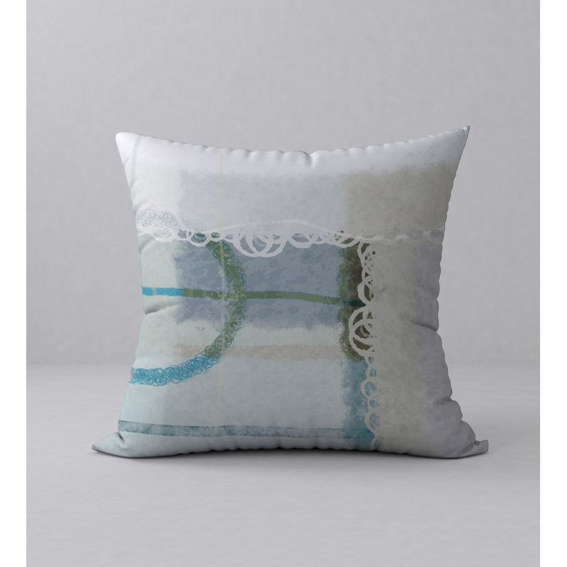 Housse de coussin décoratif carrée rafraîchissante, 18 po x 18 po