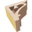 Bois de cèdre brut Mayflower TimberThane Corbel, apprêté brun clair-88292297