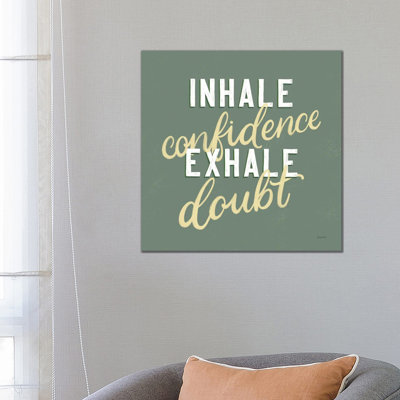 Everyday Sentiment I by Becky Thorns - Wrapped Canvas Print
