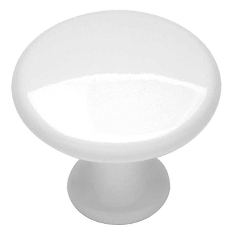 Poignée champignon Conquest 1 1/8 po de diamètre, Blanc