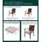 Meridian Outdoor Square Dining Seat Cushion-1204106276-1204106268