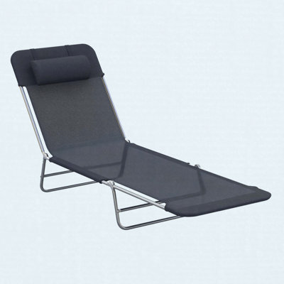 Chaise longue de piscine pliante Sun Lounger