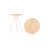 Hudson Solid Wood Top End Table-11795412-11795408
