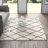 Lydon Soft Geometric Ivory/Black Indoor Area Rug-399086876