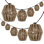 Guirlande de lanternes incandescentes C7 de 10 pi Mid-Century Ariannah