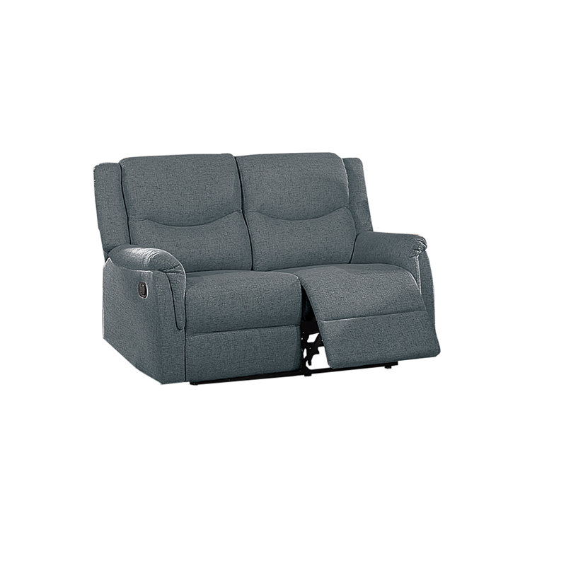 Canapé Zanette, Toile de jute gris foncé