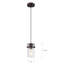 Luminaire suspendu en pot 1 lumière Malaki-1212230577