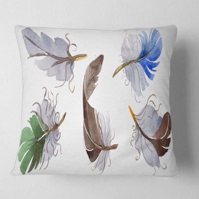 Housse et insert de coussin carré Feather Set IV
