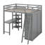 Lit mezzanine avec armoire et bureau Hammersley