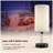 Table Lamp with USB A&C Port and Built-in Outlet, Pull Chain Bedside Lamps with 3 Colour Temperatures, Perfect for Living Room/ Bedroom-123252566