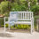 Banc d'extérieur en bois d'acacia Farmhouse