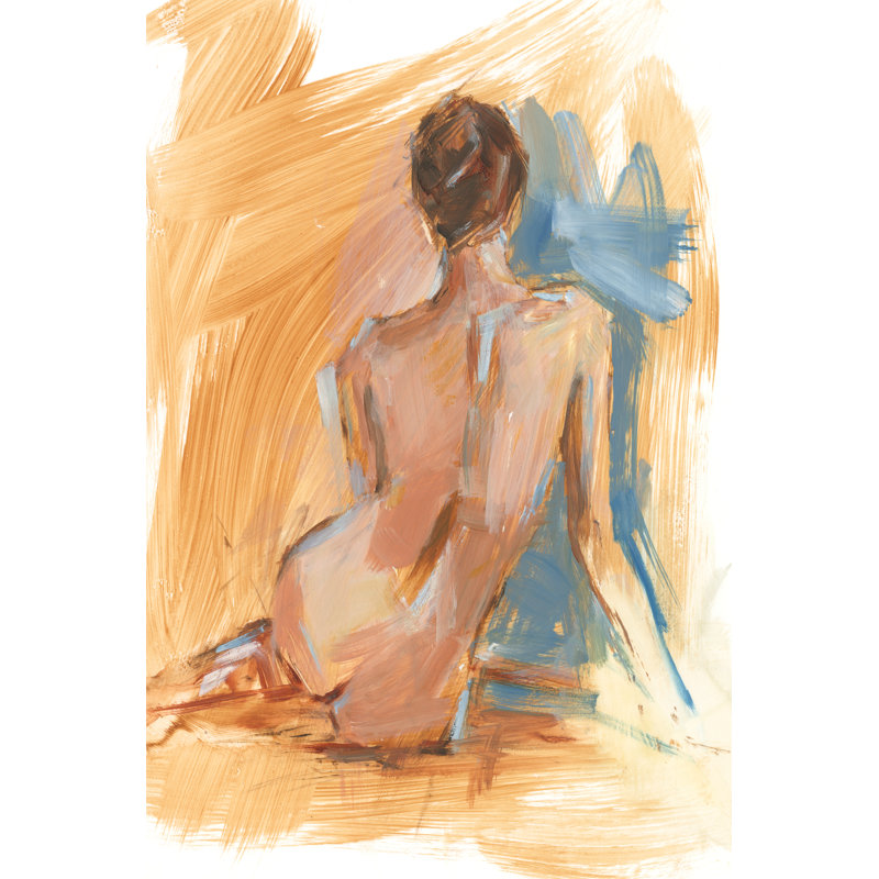 «Orges Painterly Figure Study II On Canvas» par Ethan Harper, reproduction, H 18 po x l 12 po