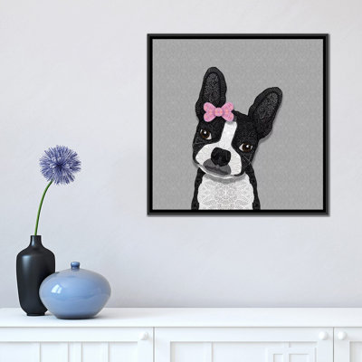 « boston fille », reproduction d’art sur toile tendue angelika parker