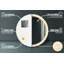 Huldar Glass Flat Wall Mirror