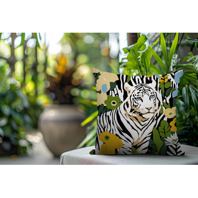 Oreiller carré réversible intérieur / extérieur Wilo Tiger
