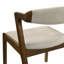 Ensemble de salle à manger moderne 5 pièces, table à manger finition noyer avec 4 chaises en noyer-1914644252-1914644255