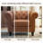 Fynlie 42.5“ Wide Tufted Faux Leather Chesterfield Chair Accent Chair-1551976193
