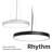 Rhythm Essentials Pendant Round - 18" W - Direct - Black-121738961-121738963-121738966