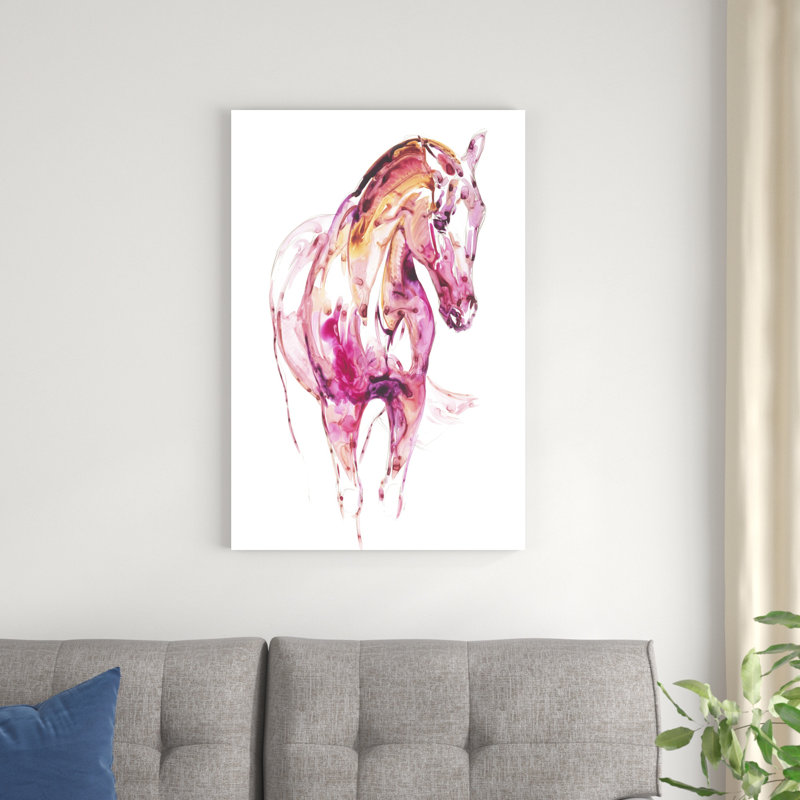 Grenat cheval III, H 36 po x l 24 po x P 1,25 po