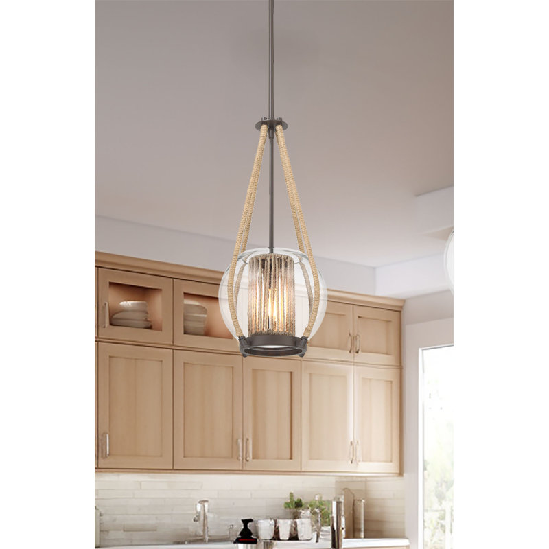 Ayob 1 - Light Single Pendant, 31.13" H x 16.13" W x 16.13" D