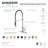 Kingston Brass Concord Single-Handle 1-Hole Deck Mount Pre-Rinse Kitchen Faucet-21066714