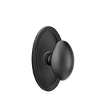 Passage Egg Knob with Oval Rose