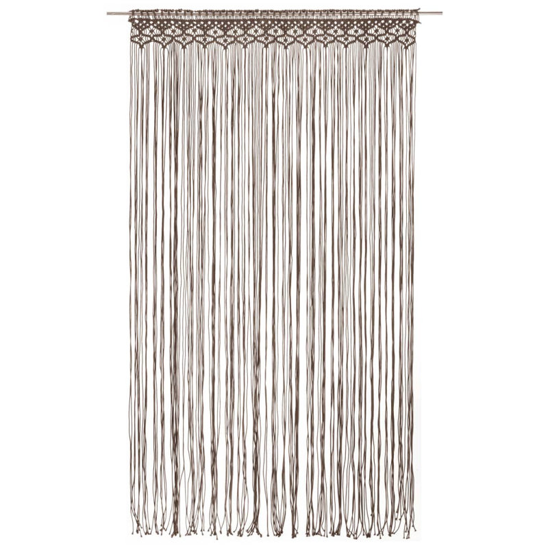 Lasater Sheer Curtain Single Panel, Taupe