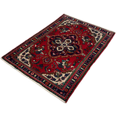 Tapis à motif de médaillon en soie Canriello