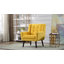 Fauteuil capitonné à dossier large rembourré-1592346162
