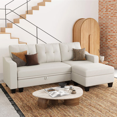 Canapé modulaire en L 2 pièces Cerny